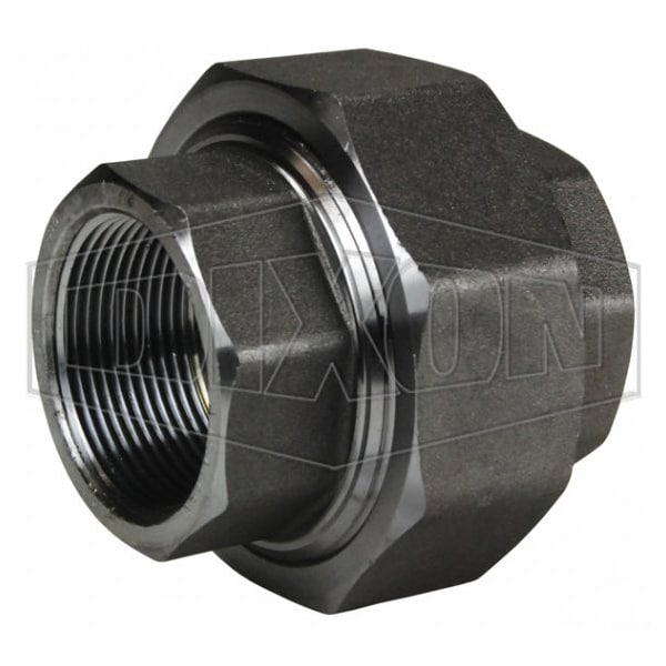 Threaded Pipe Union, 2 in Nominal, FNPT End Style, 3000 lb, Forged Steel, Import